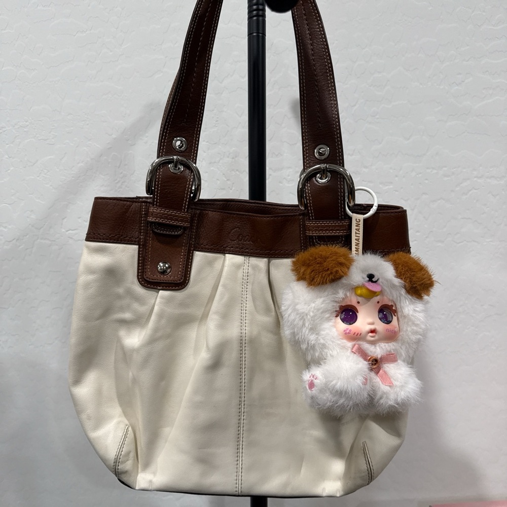 Coach Soho Ashley Leather Buckle Tote